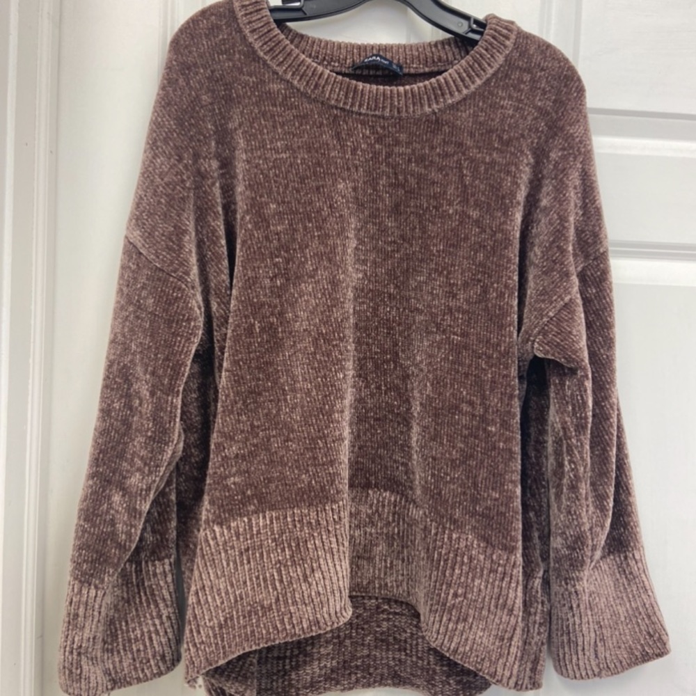 Zara chenille sweater